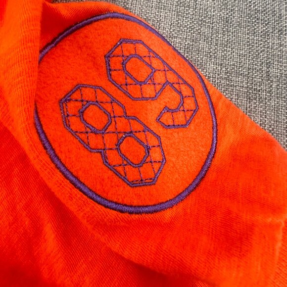 NEW Clemson Tigers Polo Shirt Orange NCAA Fan Short Sleeve Collared S Cotton $45 - Picture 7 of 10